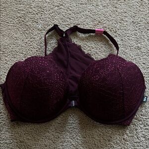 Victoria's Secret Burgundy Lace Bra